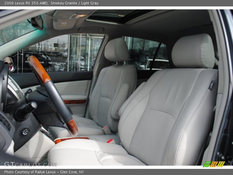 Smokey Granite / Light Gray 2009 Lexus RX 350 AWD