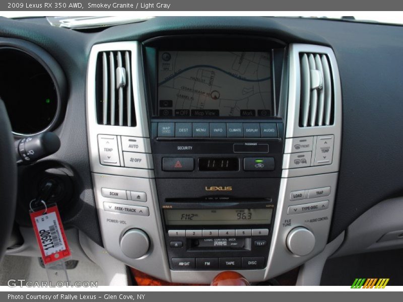 Controls of 2009 RX 350 AWD