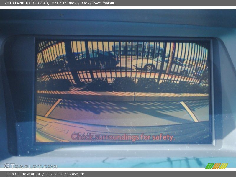 Obsidian Black / Black/Brown Walnut 2010 Lexus RX 350 AWD