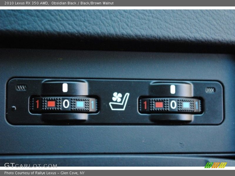 Obsidian Black / Black/Brown Walnut 2010 Lexus RX 350 AWD