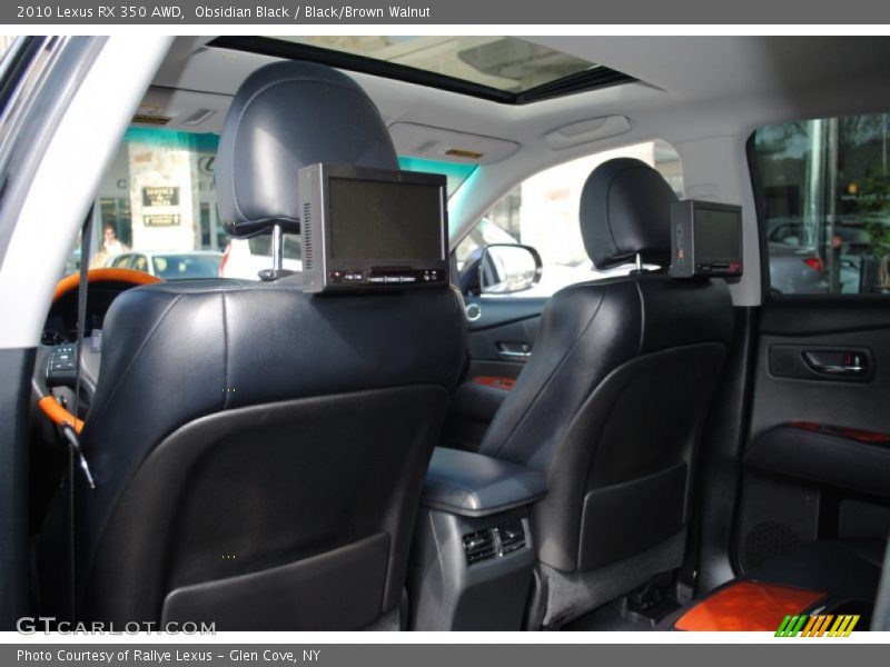 Obsidian Black / Black/Brown Walnut 2010 Lexus RX 350 AWD