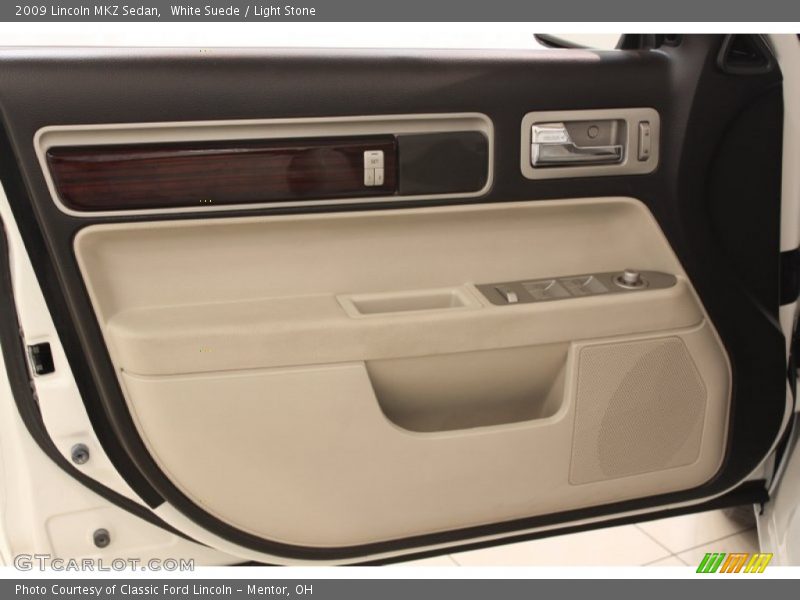 White Suede / Light Stone 2009 Lincoln MKZ Sedan