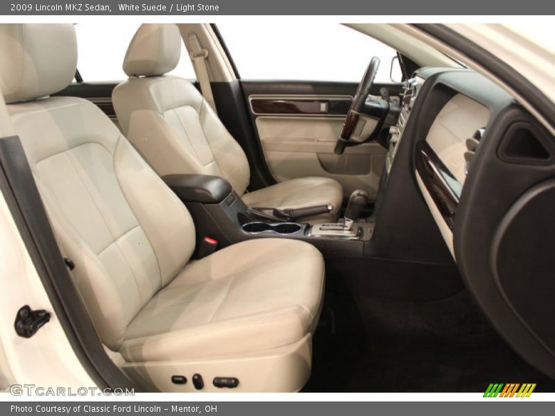 White Suede / Light Stone 2009 Lincoln MKZ Sedan