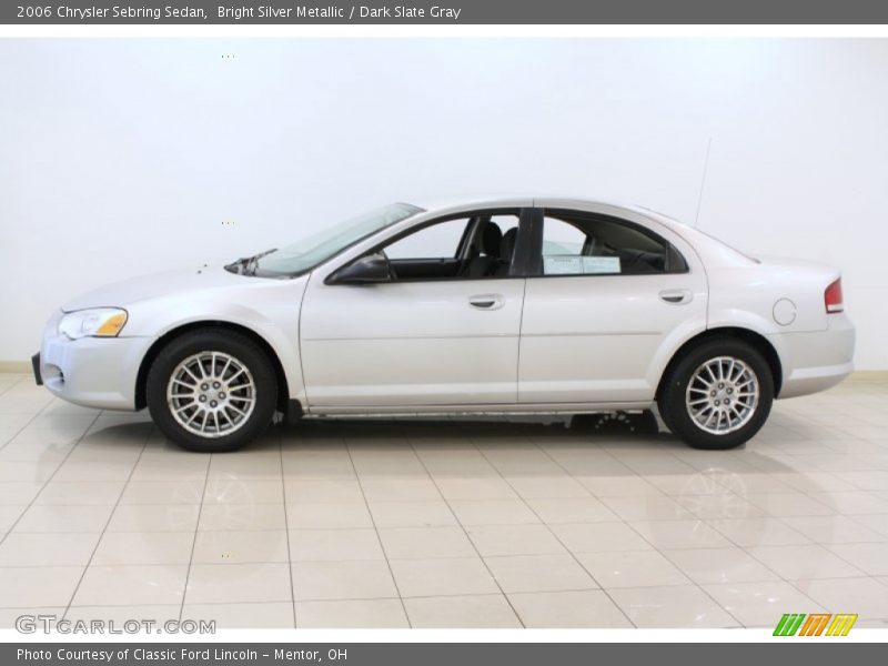 Bright Silver Metallic / Dark Slate Gray 2006 Chrysler Sebring Sedan