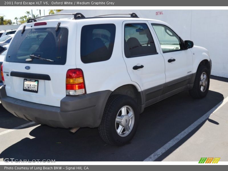 Oxford White / Medium Graphite Grey 2001 Ford Escape XLT V6