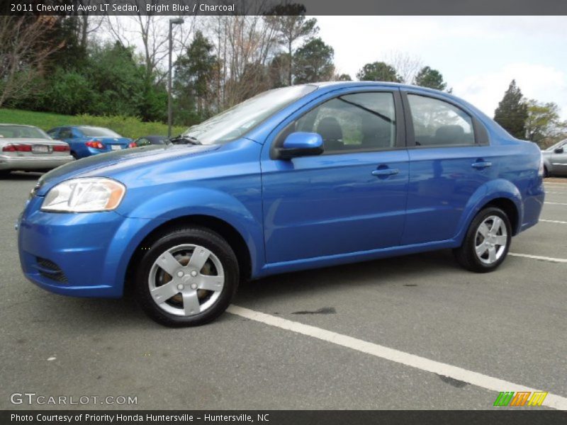 Bright Blue / Charcoal 2011 Chevrolet Aveo LT Sedan