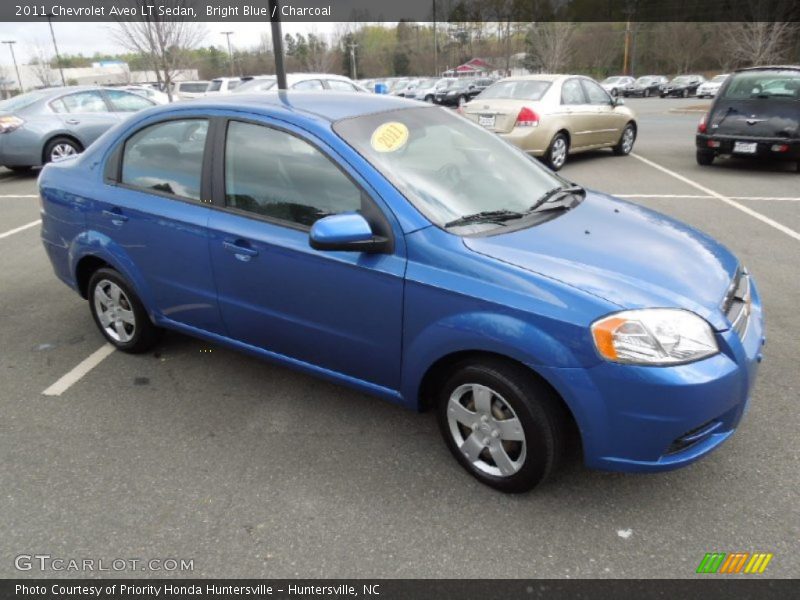 Bright Blue / Charcoal 2011 Chevrolet Aveo LT Sedan