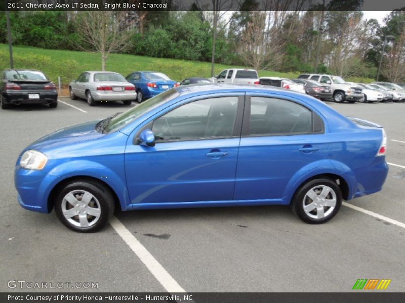 Bright Blue / Charcoal 2011 Chevrolet Aveo LT Sedan