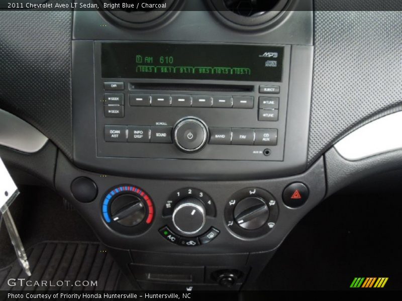 Bright Blue / Charcoal 2011 Chevrolet Aveo LT Sedan