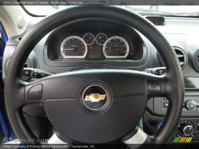 Bright Blue / Charcoal 2011 Chevrolet Aveo LT Sedan
