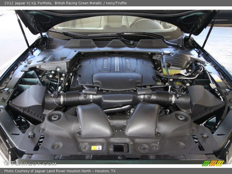 British Racing Green Metallic / Ivory/Truffle 2012 Jaguar XJ XJL Portfolio