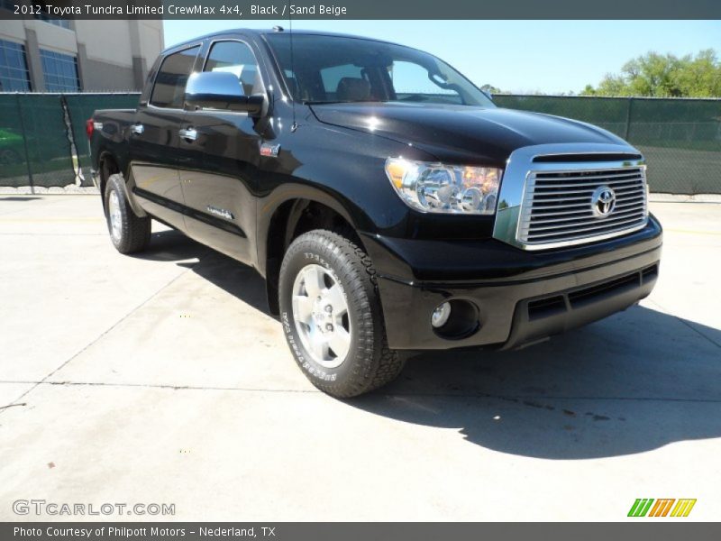 Black / Sand Beige 2012 Toyota Tundra Limited CrewMax 4x4