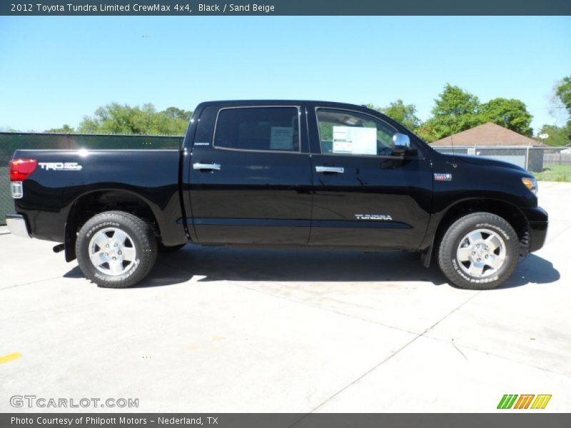 Black / Sand Beige 2012 Toyota Tundra Limited CrewMax 4x4