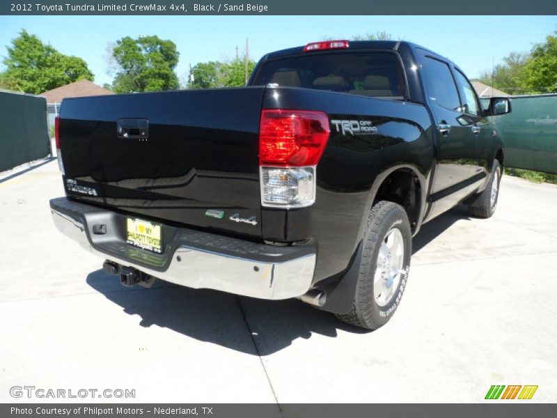 Black / Sand Beige 2012 Toyota Tundra Limited CrewMax 4x4