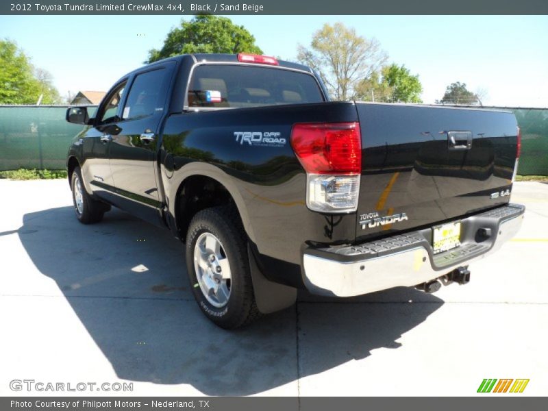 Black / Sand Beige 2012 Toyota Tundra Limited CrewMax 4x4