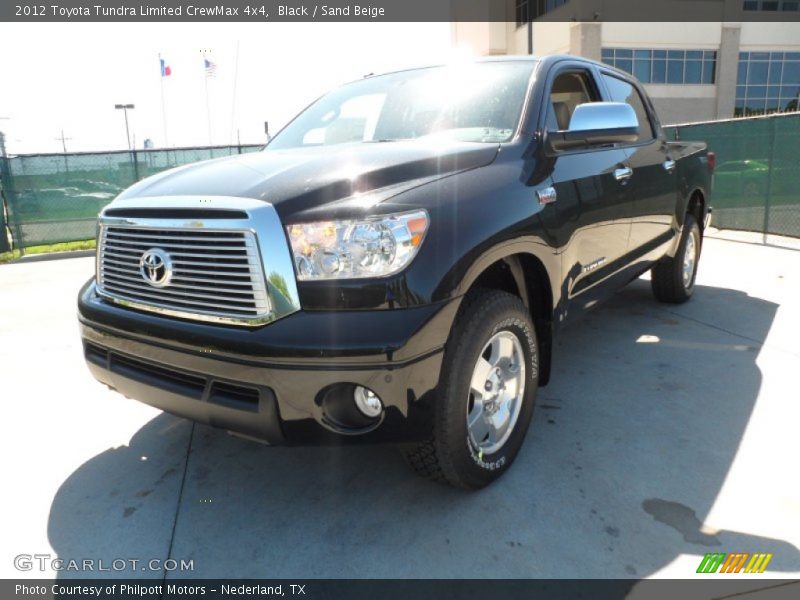 Black / Sand Beige 2012 Toyota Tundra Limited CrewMax 4x4