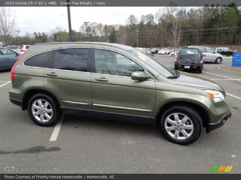 Green Tea Metallic / Ivory 2009 Honda CR-V EX-L 4WD