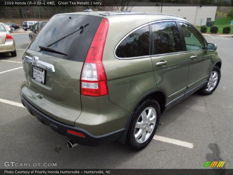 Green Tea Metallic / Ivory 2009 Honda CR-V EX-L 4WD