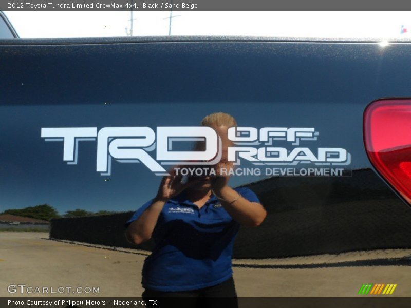 Black / Sand Beige 2012 Toyota Tundra Limited CrewMax 4x4