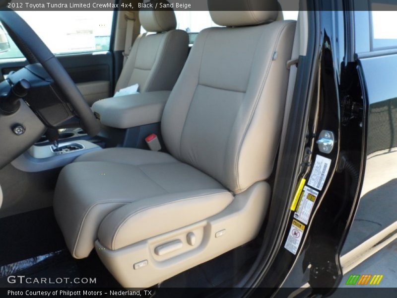 Black / Sand Beige 2012 Toyota Tundra Limited CrewMax 4x4
