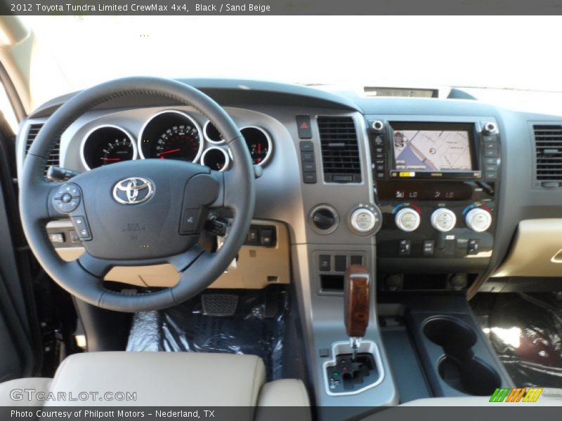 Black / Sand Beige 2012 Toyota Tundra Limited CrewMax 4x4