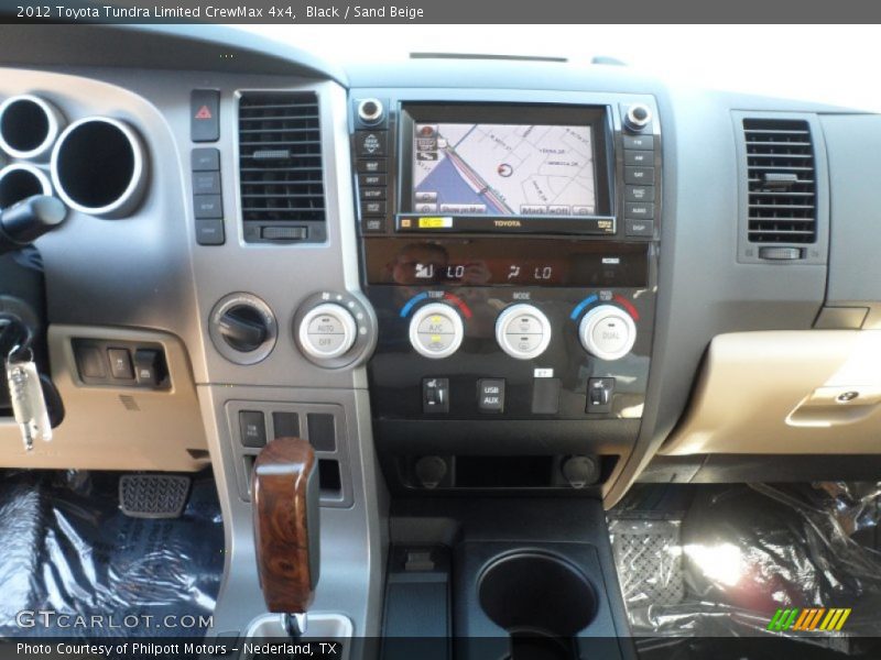 Black / Sand Beige 2012 Toyota Tundra Limited CrewMax 4x4