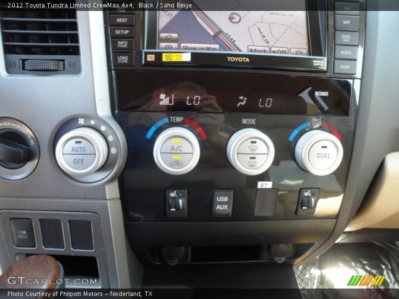 Black / Sand Beige 2012 Toyota Tundra Limited CrewMax 4x4