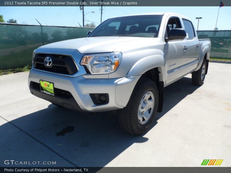 Silver Streak Mica / Graphite 2012 Toyota Tacoma SR5 Prerunner Double Cab