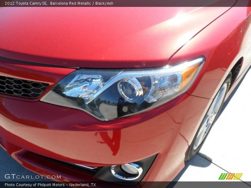 Barcelona Red Metallic / Black/Ash 2012 Toyota Camry SE