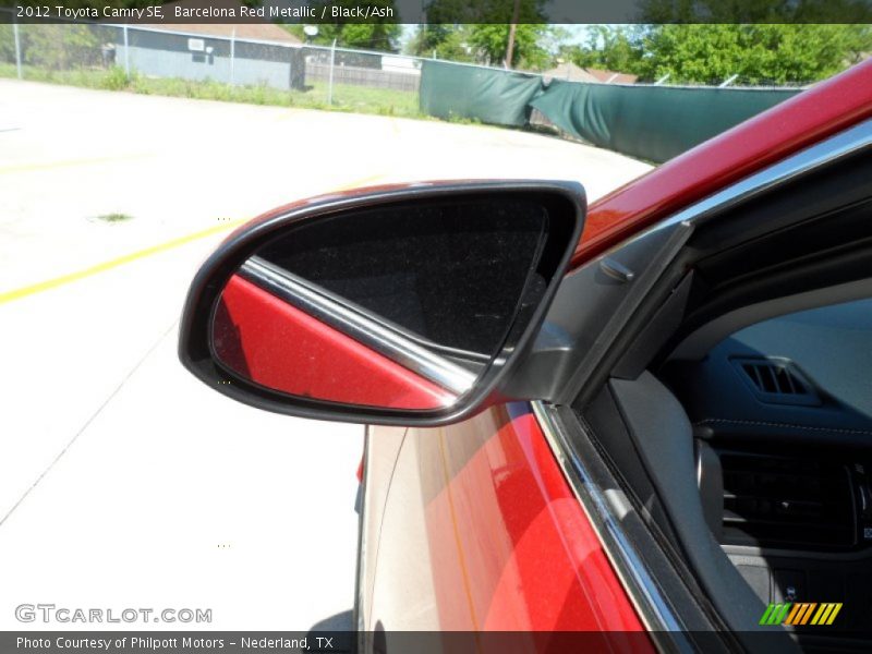Barcelona Red Metallic / Black/Ash 2012 Toyota Camry SE