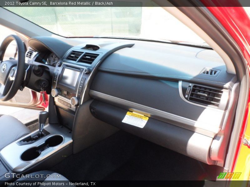 Barcelona Red Metallic / Black/Ash 2012 Toyota Camry SE