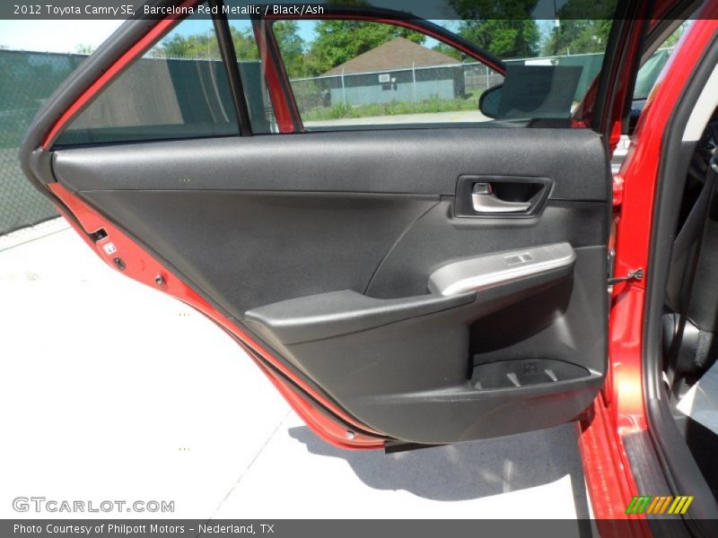 Barcelona Red Metallic / Black/Ash 2012 Toyota Camry SE