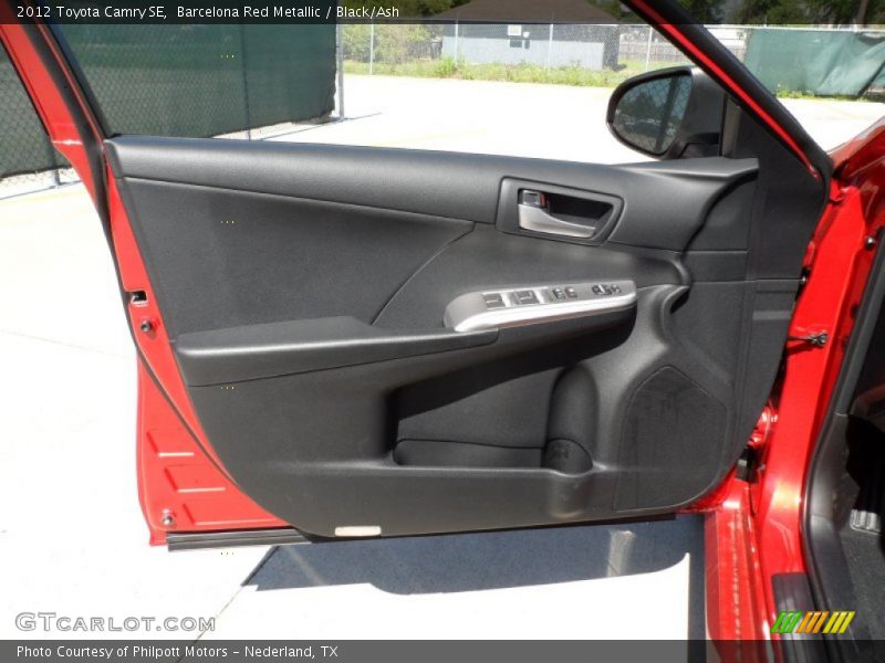 Barcelona Red Metallic / Black/Ash 2012 Toyota Camry SE