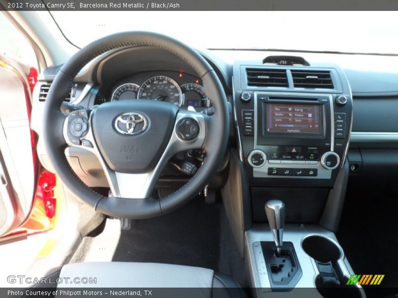 Barcelona Red Metallic / Black/Ash 2012 Toyota Camry SE