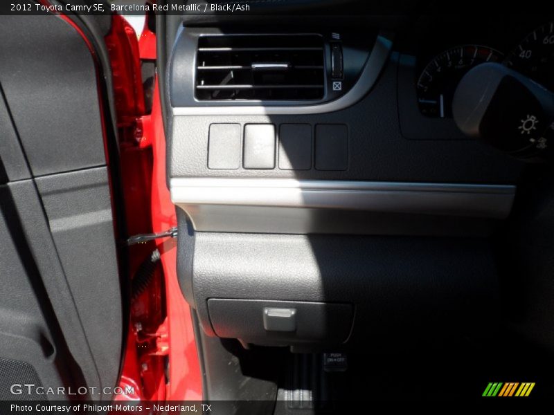 Barcelona Red Metallic / Black/Ash 2012 Toyota Camry SE