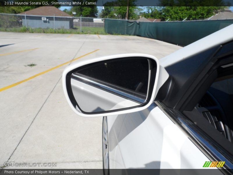 Shimmering White / Camel 2012 Hyundai Sonata GLS