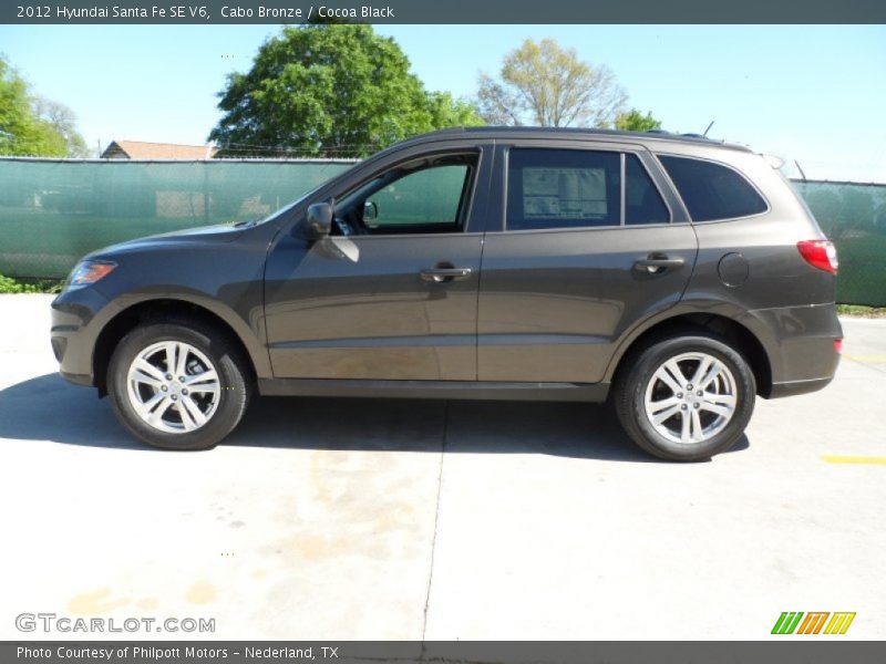  2012 Santa Fe SE V6 Cabo Bronze