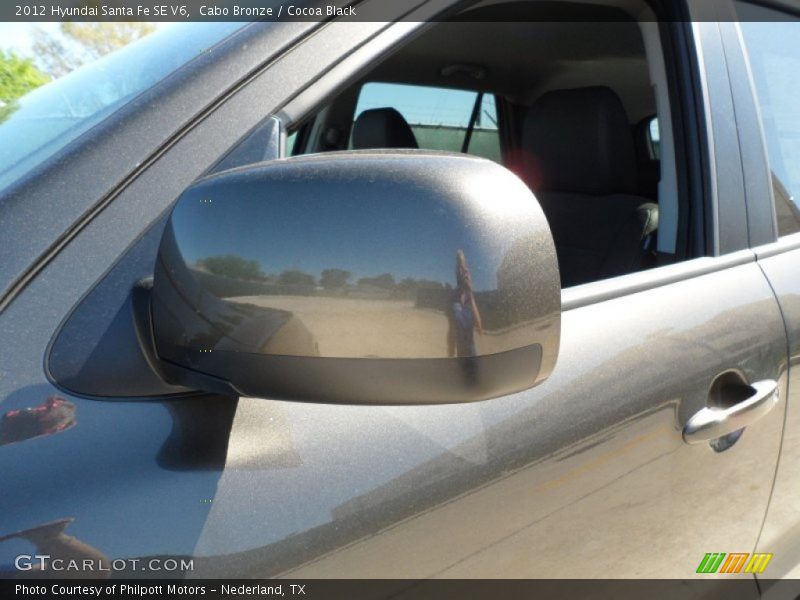 Cabo Bronze / Cocoa Black 2012 Hyundai Santa Fe SE V6