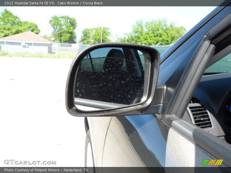 Cabo Bronze / Cocoa Black 2012 Hyundai Santa Fe SE V6