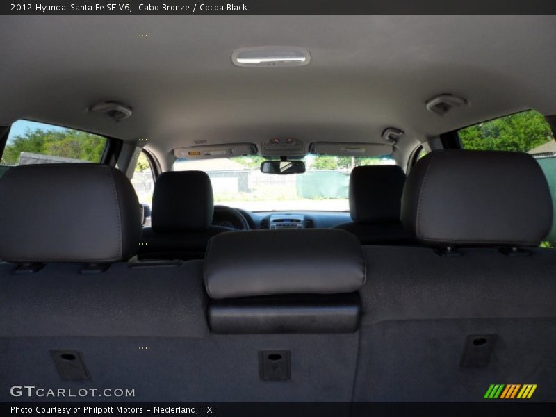 Cabo Bronze / Cocoa Black 2012 Hyundai Santa Fe SE V6