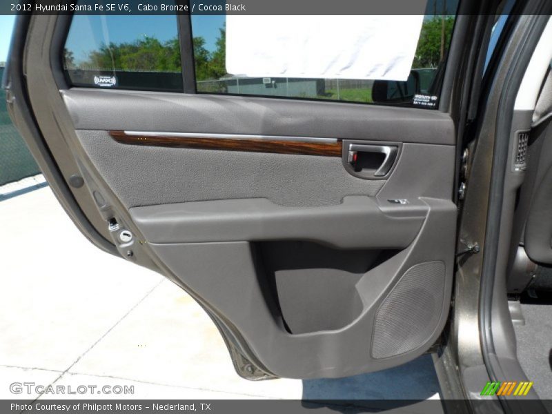 Door Panel of 2012 Santa Fe SE V6