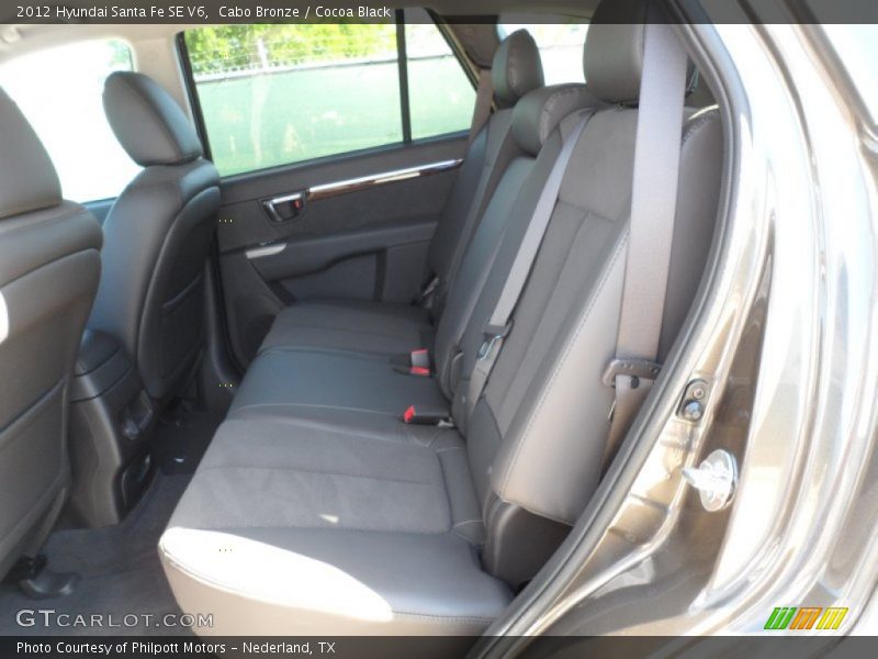 Cabo Bronze / Cocoa Black 2012 Hyundai Santa Fe SE V6