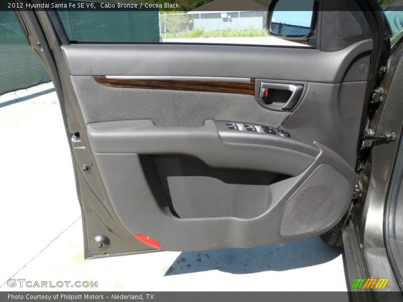 Door Panel of 2012 Santa Fe SE V6
