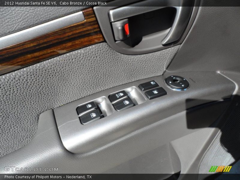 Cabo Bronze / Cocoa Black 2012 Hyundai Santa Fe SE V6