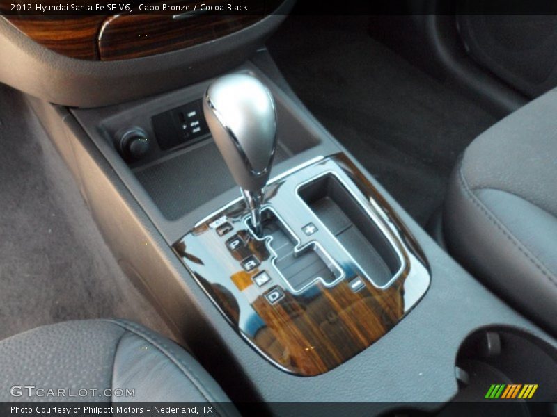  2012 Santa Fe SE V6 6 Speed SHIFTRONIC Automatic Shifter