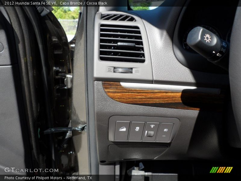 Cabo Bronze / Cocoa Black 2012 Hyundai Santa Fe SE V6