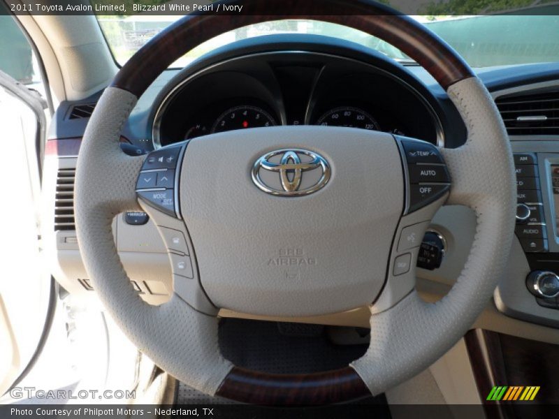 Blizzard White Pearl / Ivory 2011 Toyota Avalon Limited