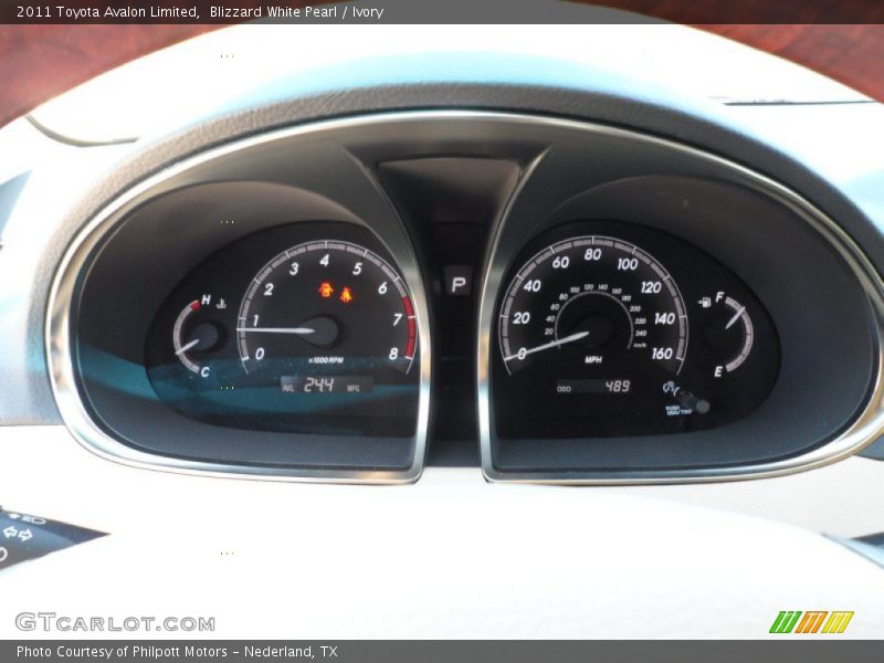 Blizzard White Pearl / Ivory 2011 Toyota Avalon Limited