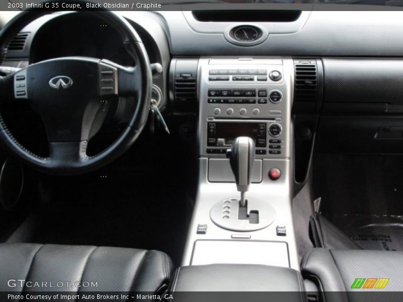 Black Obsidian / Graphite 2003 Infiniti G 35 Coupe