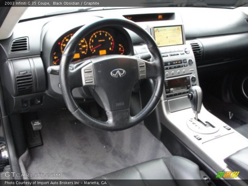 Black Obsidian / Graphite 2003 Infiniti G 35 Coupe